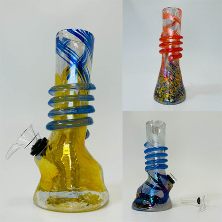 Glass Waterpipe - Ray-K-6 - 6 Inch Glass Waterpipe - Ray-K-6 - 6 Inch