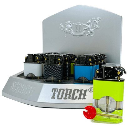 Scorch Torch Retro Igniter Torch With Extra Flints - 12 Counts Per Display (61710) Scorch Torch Retro Igniter Torch With Extra Flints - 12 Counts Per Display (61710)
