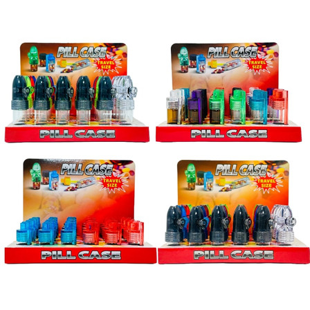Bullet Rocket Acrylic Snuff Bottle - 24 Counts Per Display Bullet Rocket Acrylic Snuff Bottle - 24 Counts Per Display