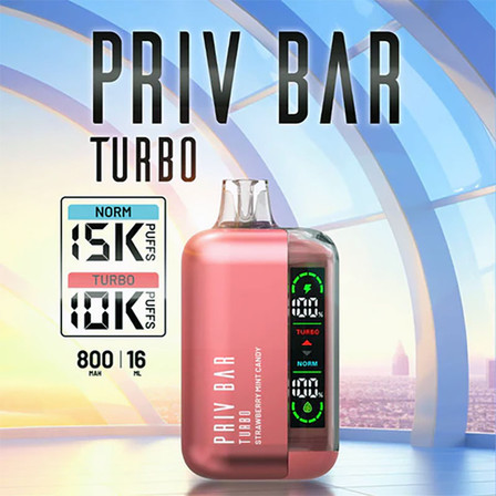 Priv Bar Turbo 15000 Puffs Disposable 5 Count Priv Bar Turbo 15000 Puffs Disposable 5 Count