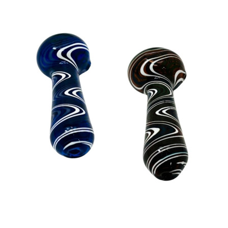 4-Inch Zigzag Full-Color Handpipe