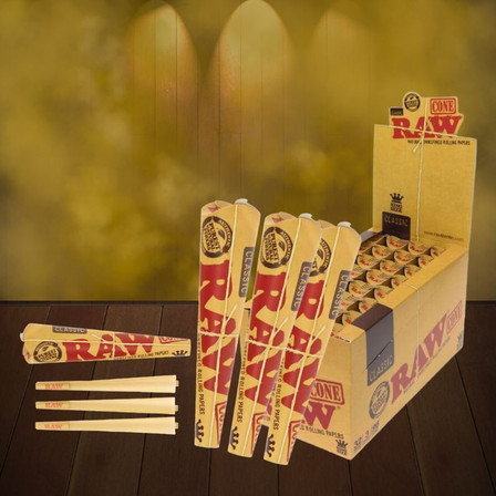 Raw Unrefined Pre Rolled Cone - King Size Raw Unrefined Pre Rolled Cone - King Size