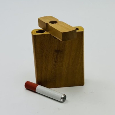 3 Inches - Wooden Dugout with Small Hitter 3 Inches - Wooden Dugout with Small Hitter