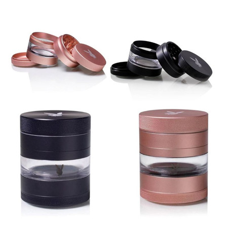 Playboy by Ryot 4 Piece Jar Grinder 2.2 Inches Playboy by Ryot 4 Piece Jar Grinder 2.2 Inches