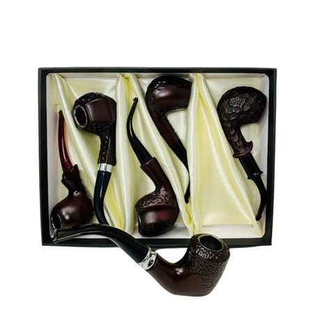 Nirvana Pipe - Elegant Dark Wood Look, 6 Pieces Per Pack Nirvana Pipe - Elegant Dark Wood Look, 6 Pieces Per Pack