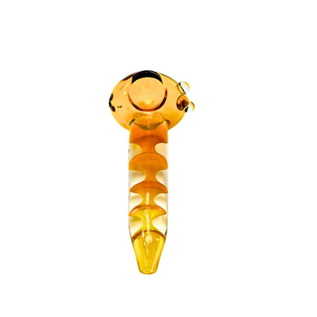 Color Head Spiral Handpipe - 4.5 Inch - HPSI55 Color Head Spiral Handpipe - 4.5 Inch - HPSI55