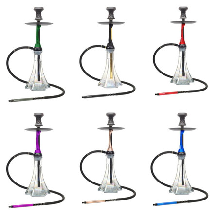 Shishatech Hookah - G7 - 22 Inches -CK5032 -1 Hose