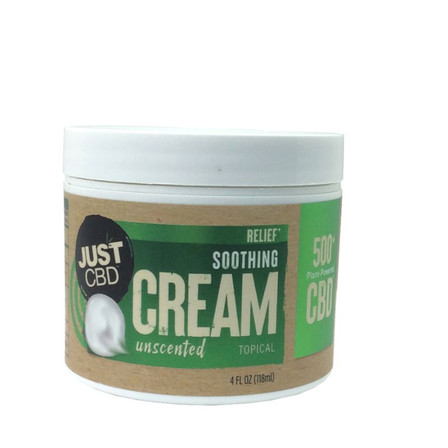 Just CBD - Soothing Cream - Unscented - 500mg Just CBD - Soothing Cream - Unscented - 500mg