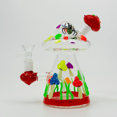 Waterpipe - Mushrooms - Glow in the Dark - 6 Inches Waterpipe - Mushrooms - Glow in the Dark - 6 Inches