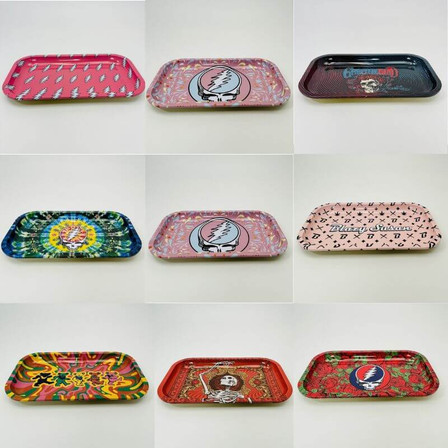 Blazy Susan X Grateful Dead Medium - Rolling Tray - 10.5 Inches X6.5 Inches Blazy Susan X Grateful Dead Medium - Rolling Tray - 10.5 Inches X6.5 Inches