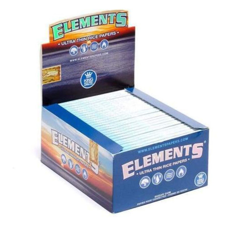 Elements - Papers King Size Regular - 50 Counts Per Box Elements - Papers King Size Regular - 50 Counts Per Box
