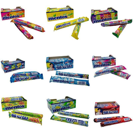 Indulge in Exotic Candy Delight with Mentos - 15 Pieces Per Pack