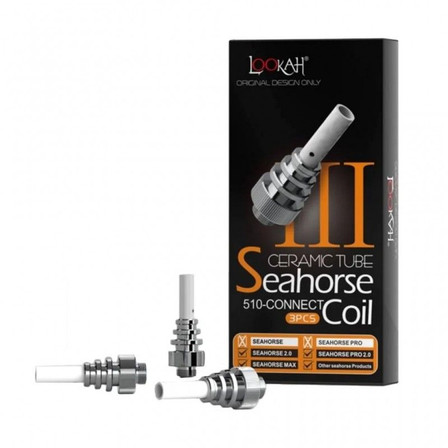 Lookah - Seahorse III Replacement Ceramic Coils - 3 Pieces Lookah - Seahorse III Replacement Ceramic Coils - 3 Pieces