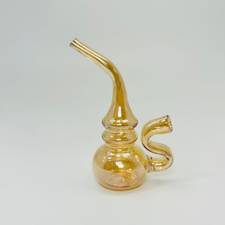 Mini Waterpipe Electroplated - 3.5 Inches