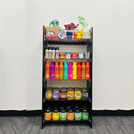 Floor Display With Merchandise - 5 Tier Floor Display With Merchandise - 5 Tier