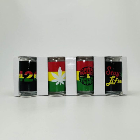 Beer Glass Per Design - Set of  Asst Colors - 4pieces Beer Glass Per Design - Set of  Asst Colors - 4piecesÂ