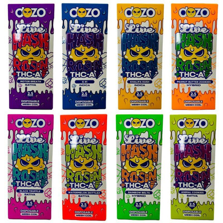 Dozo - Live Hash Rosin - THC-A - 2.5 Grams - Disposable Dozo - Live Hash Rosin - THC-A - 2.5 Grams - Disposable