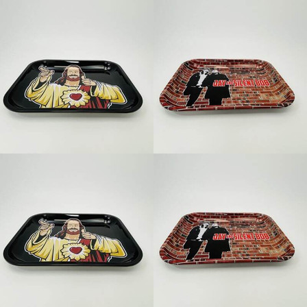 Famous Brandz - Metal Rolling Tray Large 