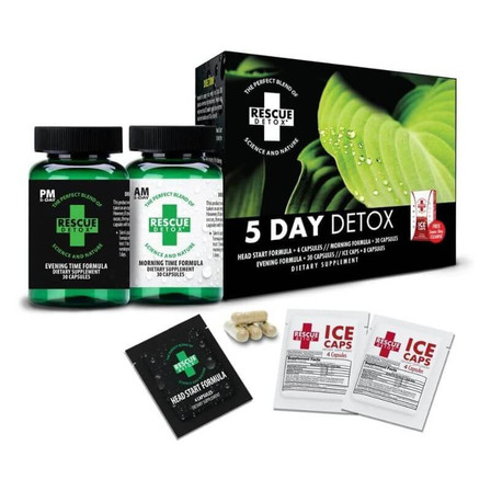 Rescue Detox - 5 Day Kit Permanent Cleanser Rescue Detox - 5 Day Kit Permanent Cleanser