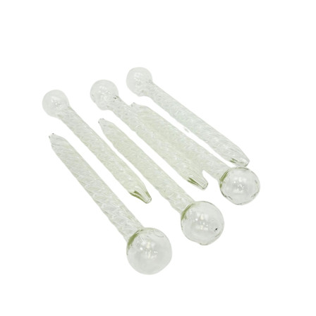 Oil Burner - 7 Inches - Twist Per Piece - Clear