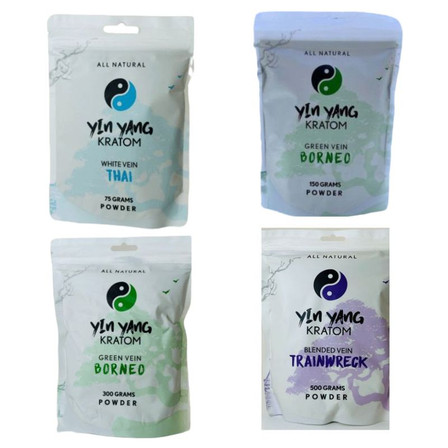 Yin Yang Kratom Powder - 500 Grams, 300 Grams, 150 Grams, 75 Grams Yin Yang Kratom Powder - 500 Grams, 300 Grams, 150 Grams, 75 Grams