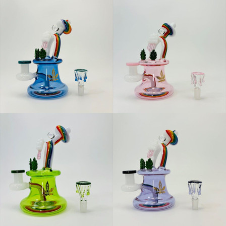 Aleaf Utopia 7.25 inch Rainbow Arc Waterpipe