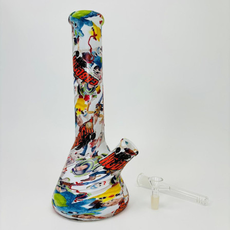 13 Inches - Waterpipe Beaker - HVY Printed - WT Models