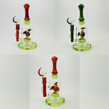 Aleaf - 10-inch Rafikis Place Tree Perc Waterpipe Aleaf - 10-inch Rafikis Place Tree Perc Waterpipe