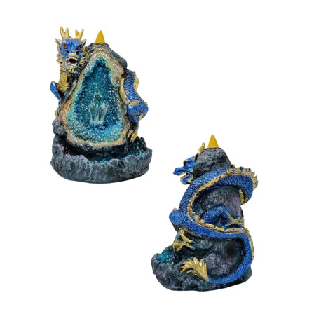 Green Dragon - Backflow Incense Burner With Led Lights - Battery Not Included Green Dragon - Backflow Incense Burner With Led Lights - Battery Not Included