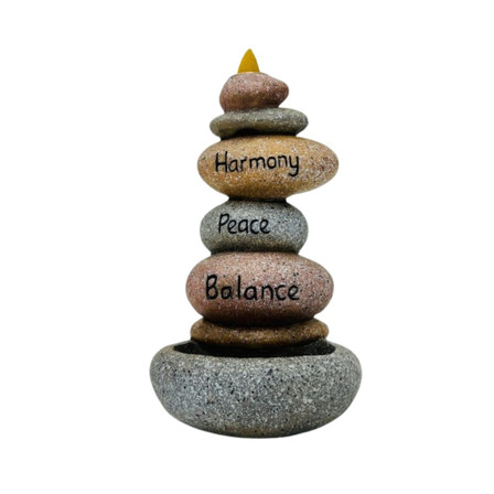 Backflow Incense Burner Inspirational Stones - 3270