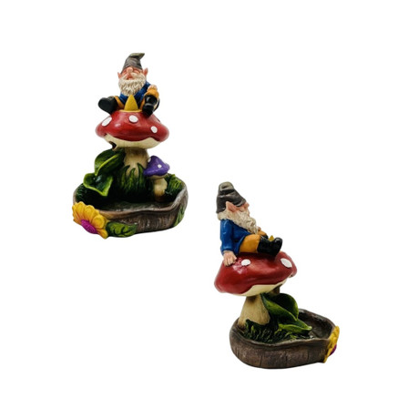 Backflow - Incense Burner Gnome - 3244 Backflow - Incense Burner Gnome - 3244