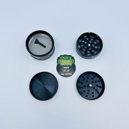 Smokezilla - Metal Grinder - 63mm - Window Tool - 4 Parts Smokezilla - Metal Grinder - 63mm - Window Tool - 4 Parts