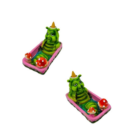 Caterpillar Back Flow Incense Burner (3159) Caterpillar Back Flow Incense Burner (3159)