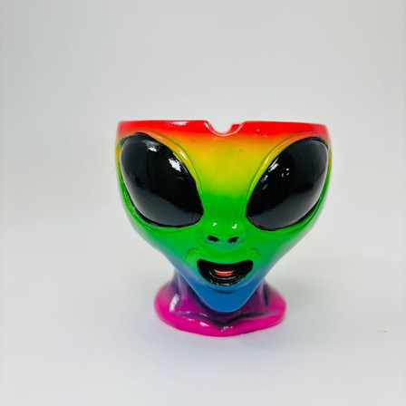 Ashtray - Alien Head Multi Color