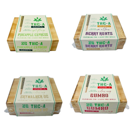 Hemp Wellness - THC-A - Kief Prerolls - 2 Grams - 20 Counts Per Box Hemp Wellness - THC-A - Kief Prerolls - 2 Grams - 20 Counts Per Box