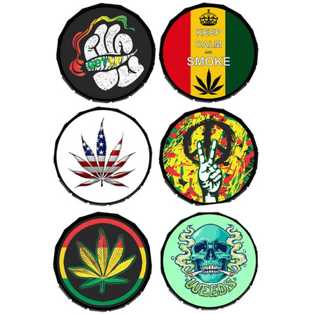 Click Clack Compact Metal Container - 6 Per Pack