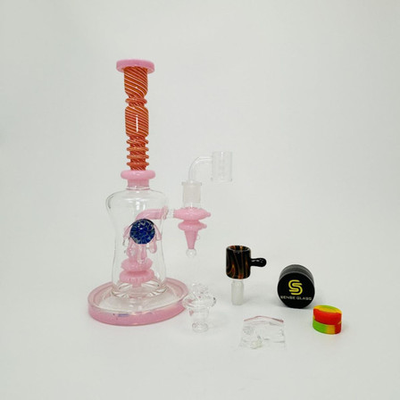 Sense Glass-Waterpipe Kit-11-Inches-(WP-3127) Honey