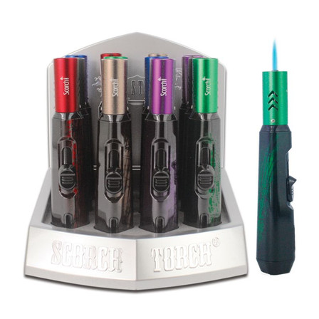 Scorch - Torch Pencil - Torch Hold Button - 12 Pieces Per Display - #61681-1 Scorch - Torch Pencil - Torch Hold Button - 12 Pieces Per Display - #61681-1