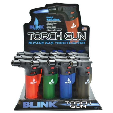 Blink - Torch Gun - Bend Neck Frosted - 12 Counts Per Box Blink - Torch Gun - Bend Neck Frosted - 12 Counts Per Box
