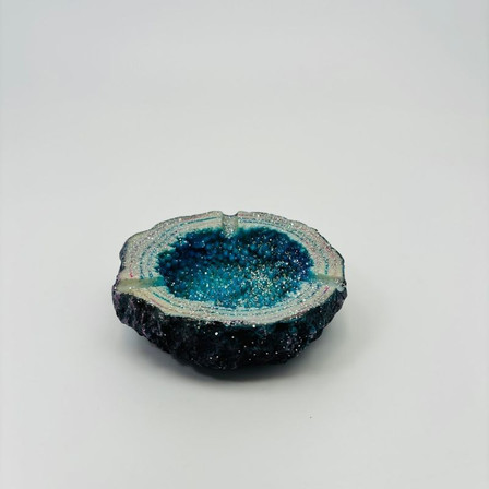 Blue Crystal Ash Tray - Medium -3000