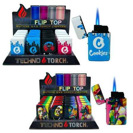 Techno Torch - Flip Top - 20 Counts Per Display Techno Torch - Flip Top - 20 Counts Per Display