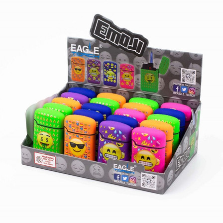 Eagle - Torch Emoji Lighter - 20 Counts Per Box - PT113EJ Eagle - Torch Emoji Lighter - 20 Counts Per Box - PT113EJ