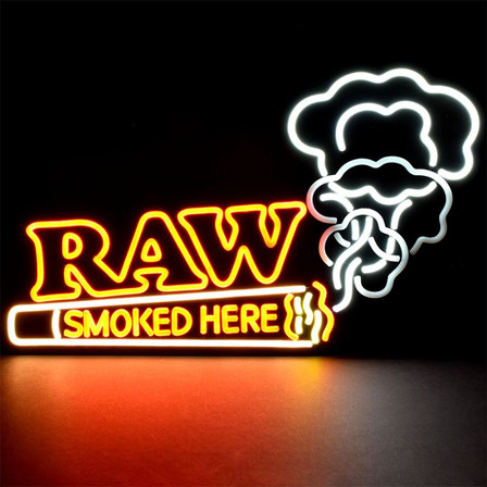 Raw - Get Lit Sign Smoked Here Raw - Get Lit Sign Smoked Here