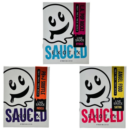 Half BAKD - Exotix Live Sauce Delta 9 - THC-A - THC-B - THC-P - Disposable - 4ml Half BAKD - Exotix Live Sauce Delta 9 - THC-A - THC-B - THC-P - Disposable - 4ml
