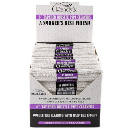 Randy's Tapered Bristle Pipe Cleaners - 6 Inches Randy's Tapered Bristle Pipe Cleaners - 6 Inches