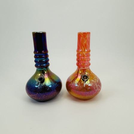 8 Inches - Soft Glass Waterpipe - Assorted Color (GR-Y-25) 8 Inches - Soft Glass Waterpipe - Assorted Color (GR-Y-25)