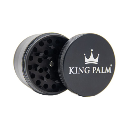 King Palm - Grinder 4 Parts - Black - KP-921