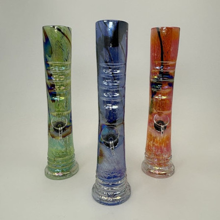 Soft Glass Waterpipe - 10 Inches - Assorted Color - (GR-Y-70) Soft Glass Waterpipe - 10 Inches - Assorted Color - (GR-Y-70)
