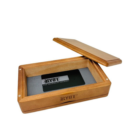 Ryot - Solid Top Screen Box - 4X7 Inches - Walnut Ryot - Solid Top Screen Box - 4X7 Inches - Walnut