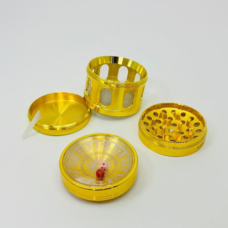Chromium - Crusher Grinder Roulette - 2.5 Inches - 4 Parts Chromium - Crusher Grinder Roulette - 2.5 Inches - 4 Parts